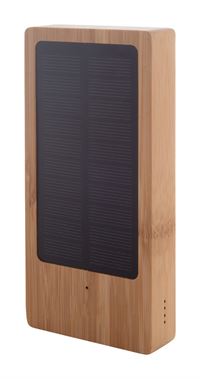 POWERBANK SOLARE DA 8000 mAh in BAMBOO